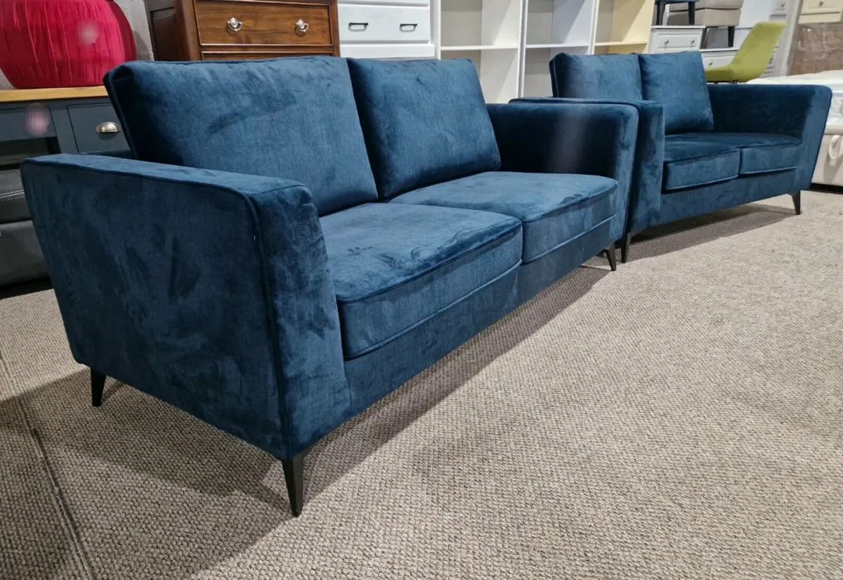 Brooklyn blue sofas - Image 2