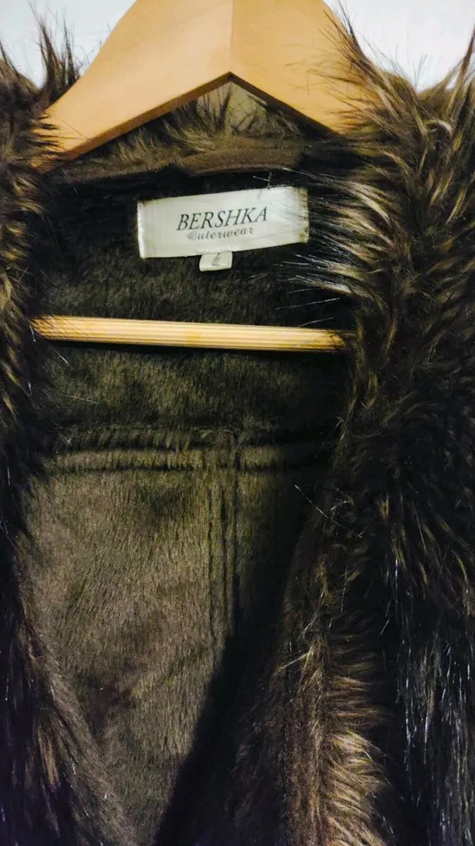 Cozy Elegance for Winter Bershka Faux Fur Coat (Si - Image 2