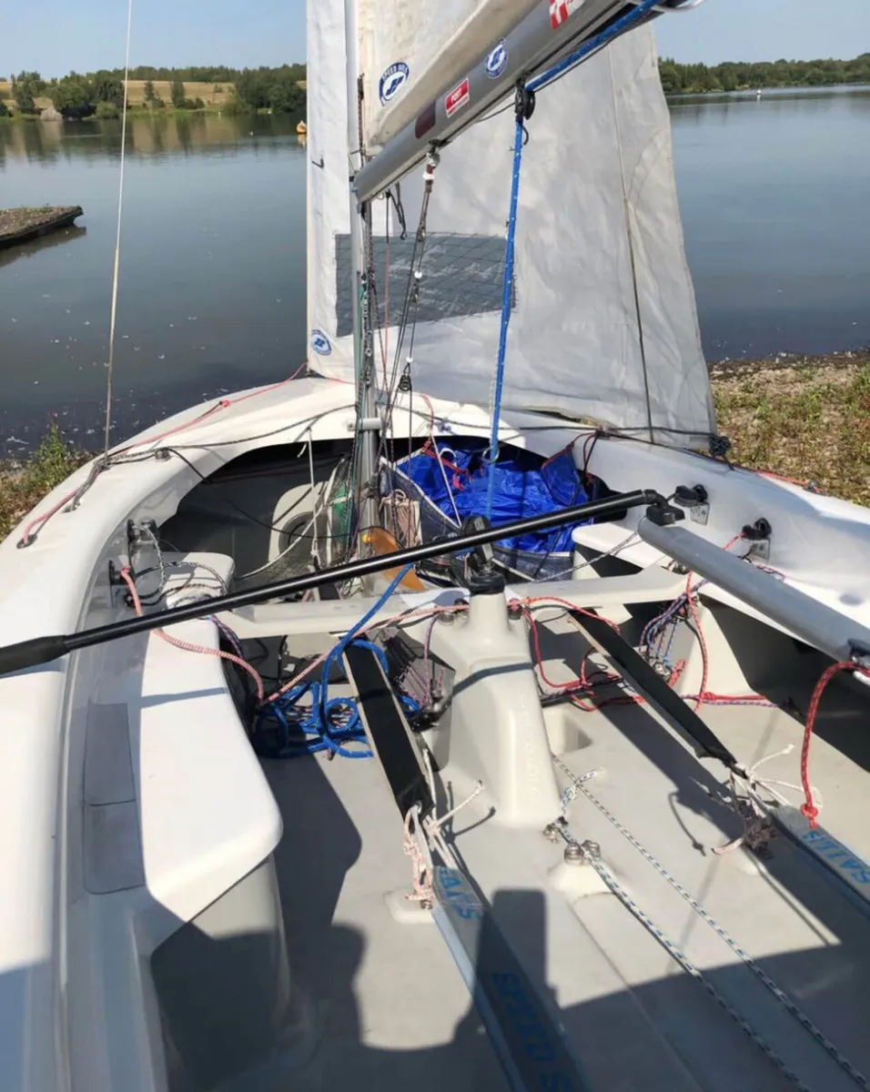 Gp14 sailing dinghy boat - Image 3