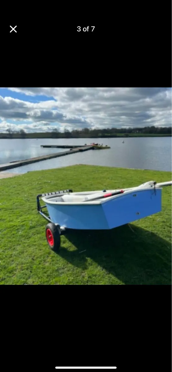 Optimist sailing dinghy Fibreglass boat - Image 2