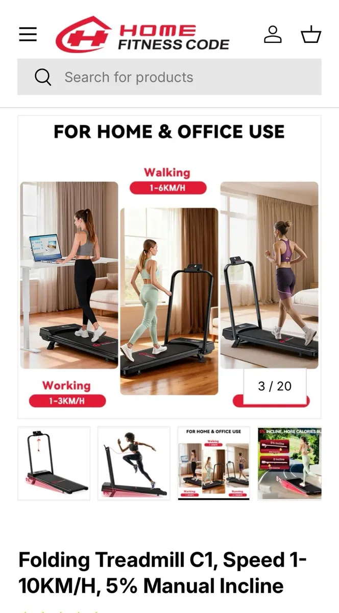 Folding Treadmill - Image 1