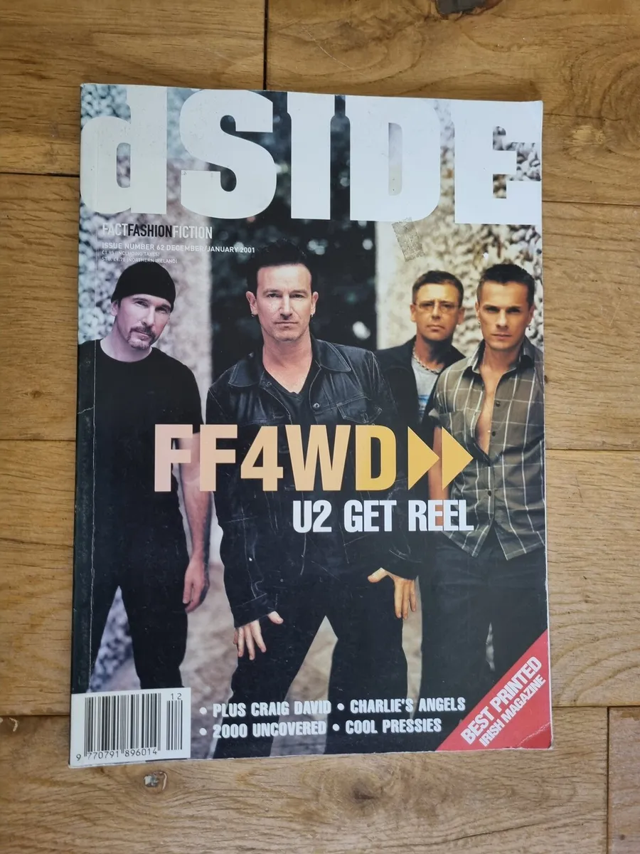 U2 Cover 2001 dSide Magazine COLLECTIBLE