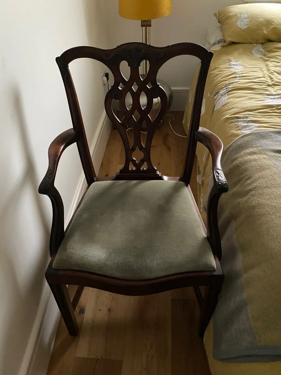 Victorian Schoolbred chair (original) - Image 1