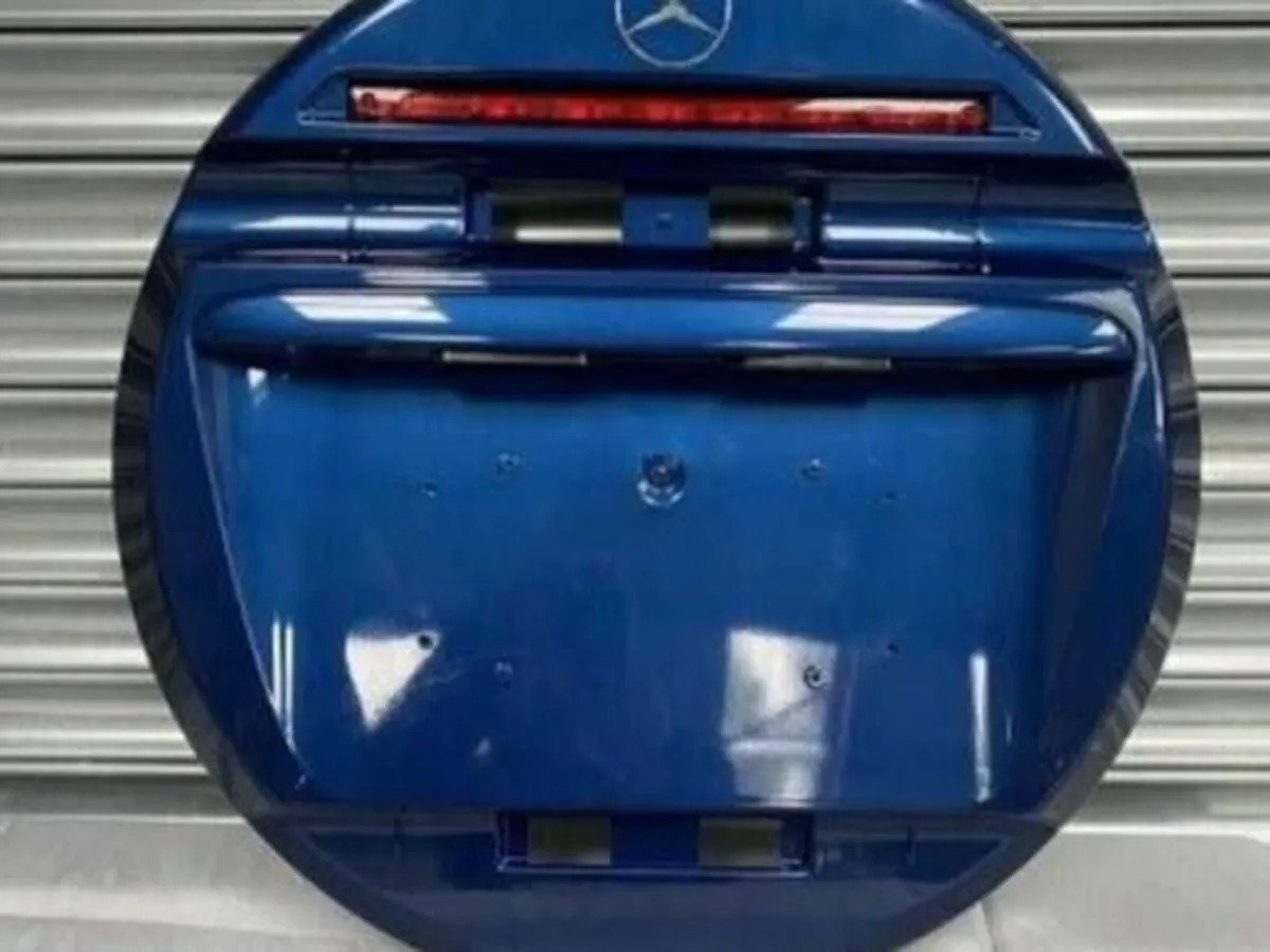 Antique Vintage Mercedes Merc Wheel Tyre Cover MB - Image 4