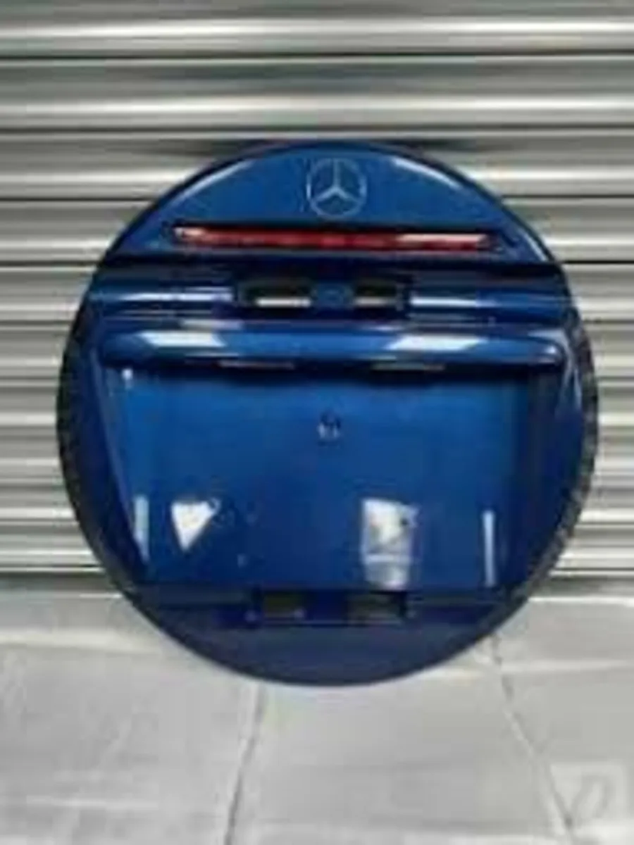 Antique Vintage Mercedes Merc Wheel Tyre Cover MB - Image 2