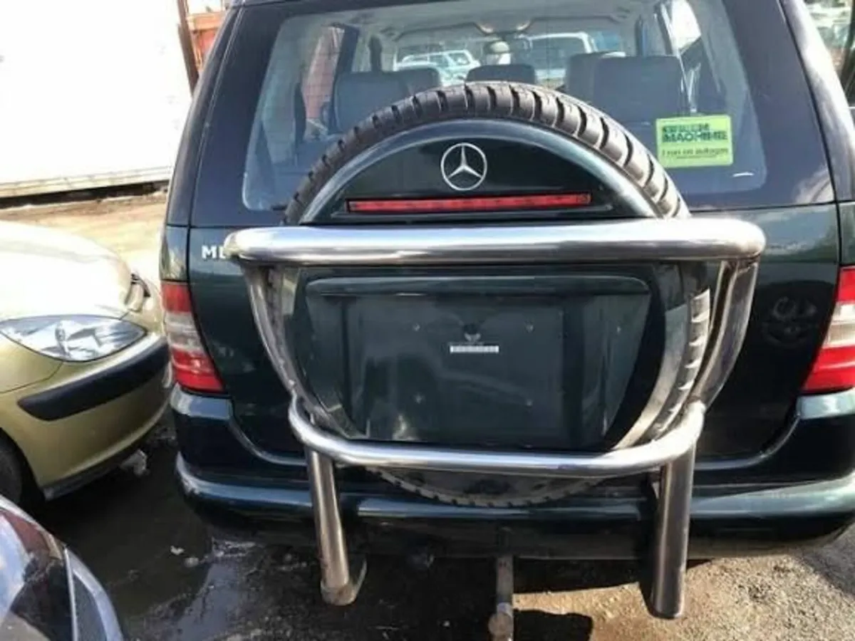 Antique Vintage Mercedes Merc Wheel Tyre Cover MB - Image 1