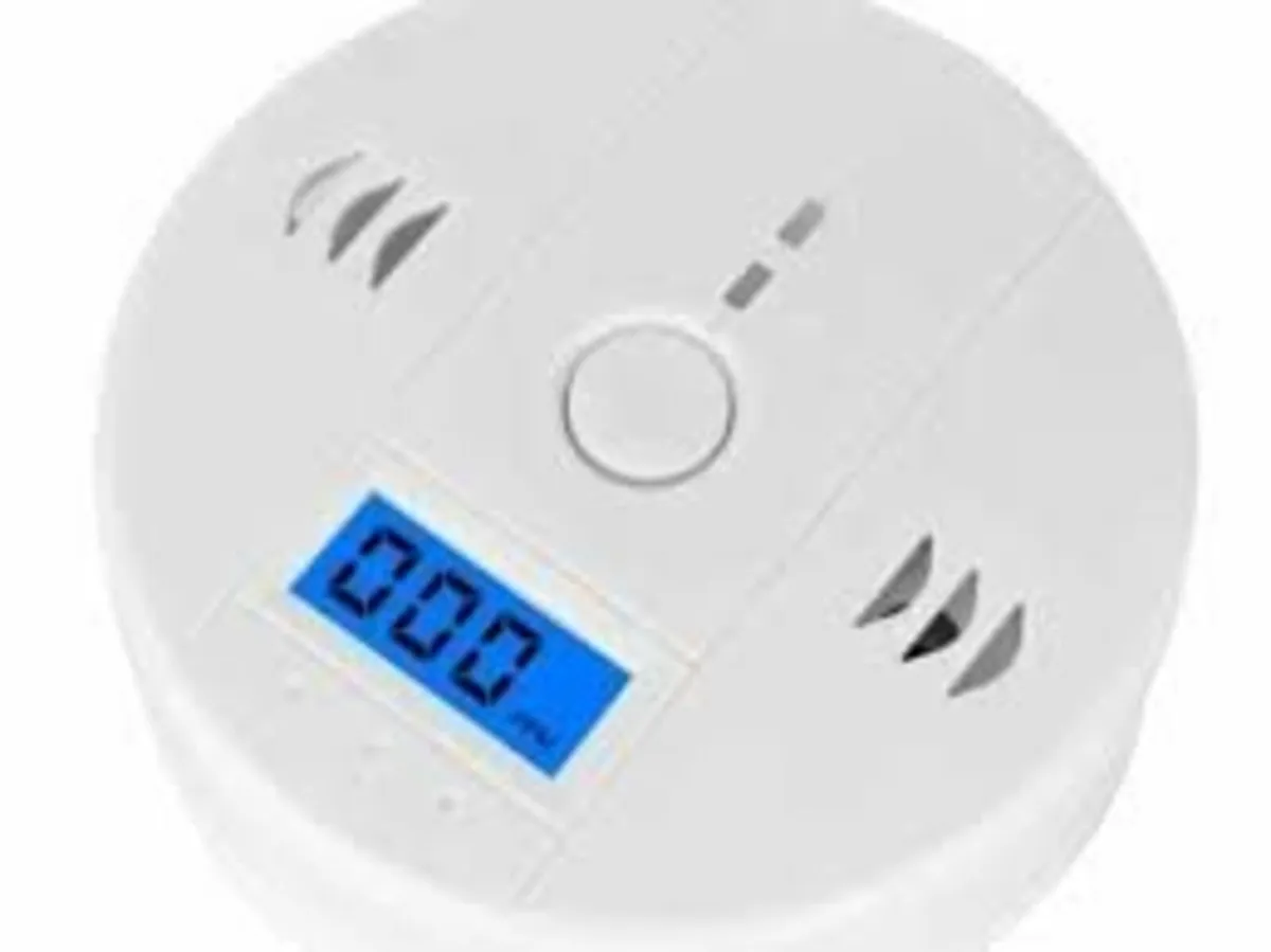 Smoke Alarm. Carbon Monoxide Detector. Batteries - Image 2