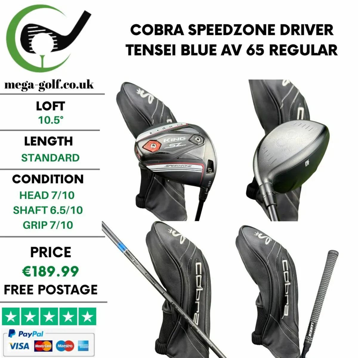 Cobra Speedzone Driver / 10.5° / Regular - Image 1