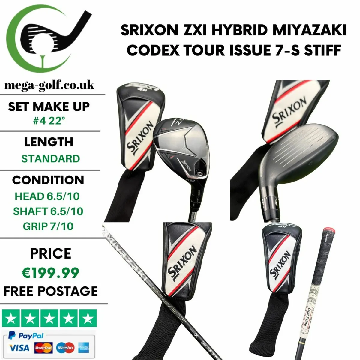 Srixon ZXi Hybrid / #4 22° / Stiff - Image 1