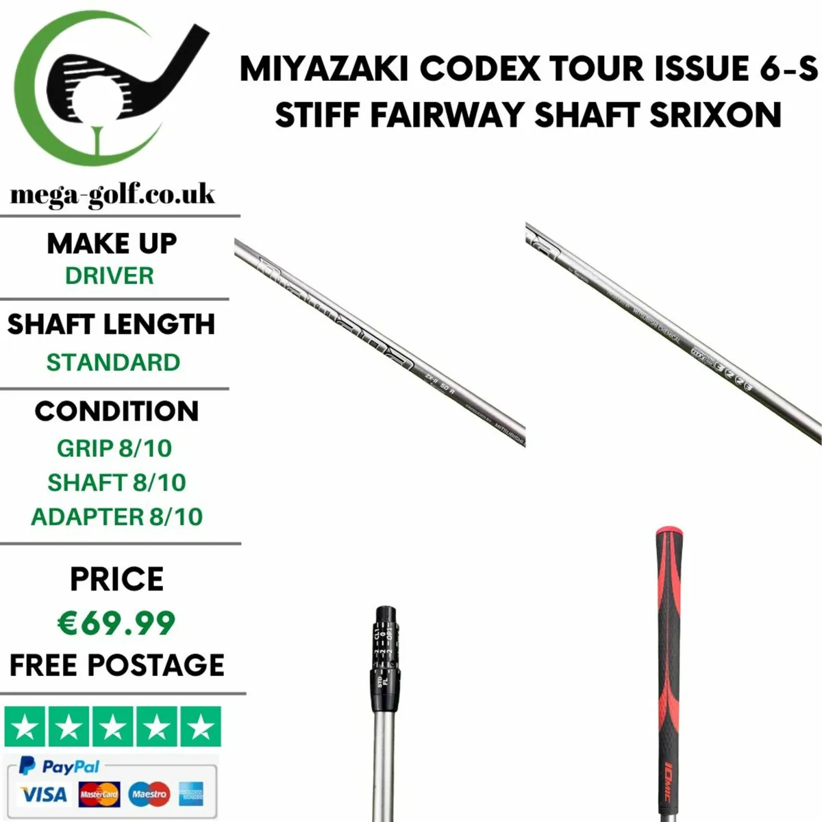 Mitsubishi Diamana ZX-II 50 Regular Driver Shaft - Image 1