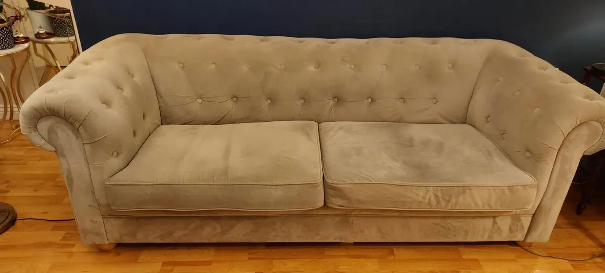 Mink Chesterfield Sofa