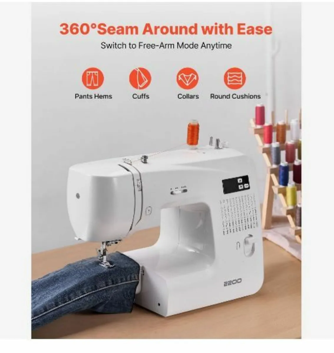 Computerized Sewing Machine, 60 Stitch Application - Image 2