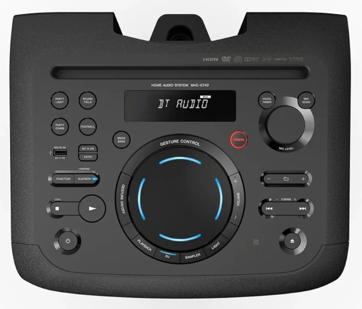 Sony MHC-GT4D Mega Bass Party Sound System - Image 2