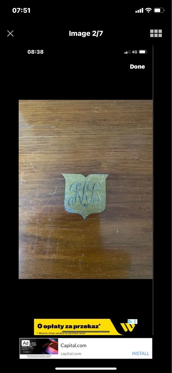 Antique 24 Piece Boxed Fish Set - Image 2