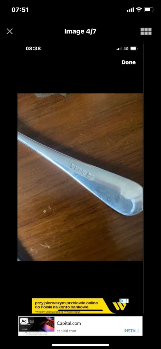 Antique 24 Piece Boxed Fish Set - Image 4