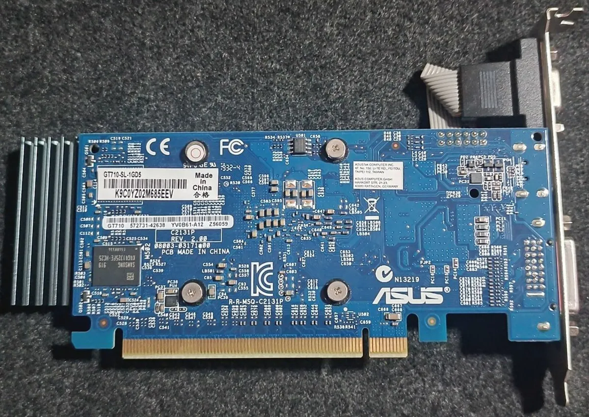Asus Geforce GT710 1GB GDDR5 GPU - Image 2