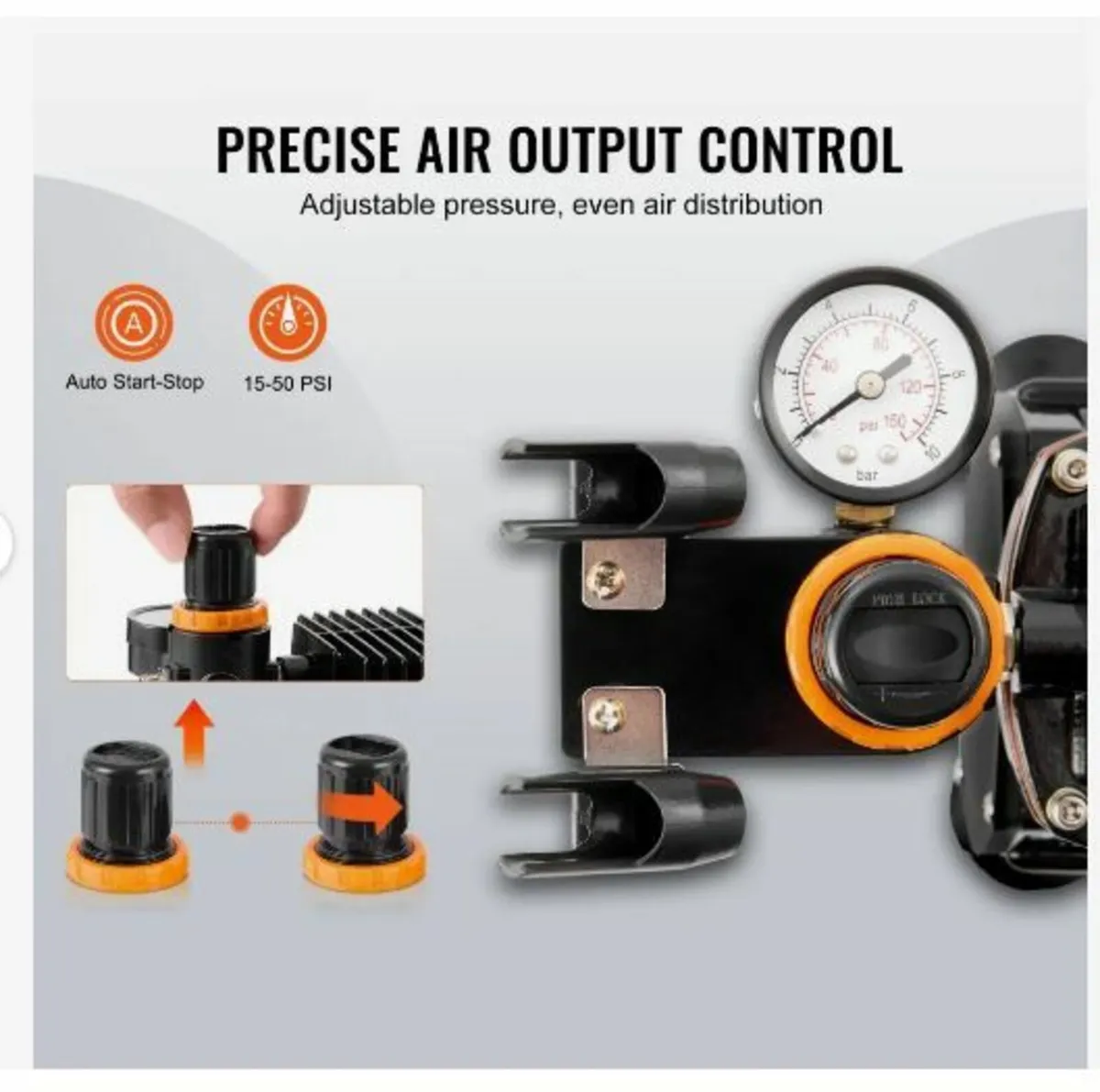 Airbrush Kit, Dual Fan Air Compressor - Image 2