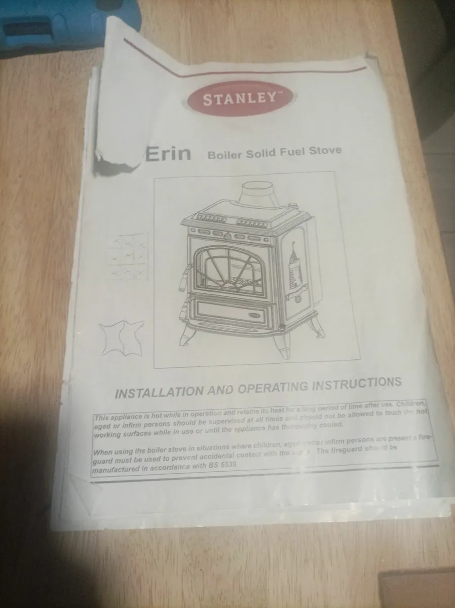 Stanley erin stove with boiler - Image 4