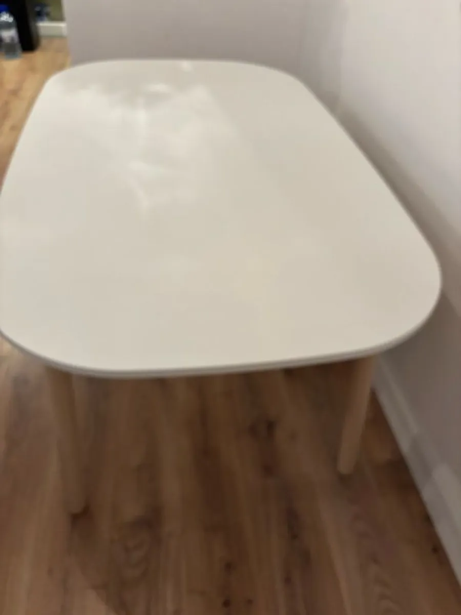 White kitchen table - Image 2