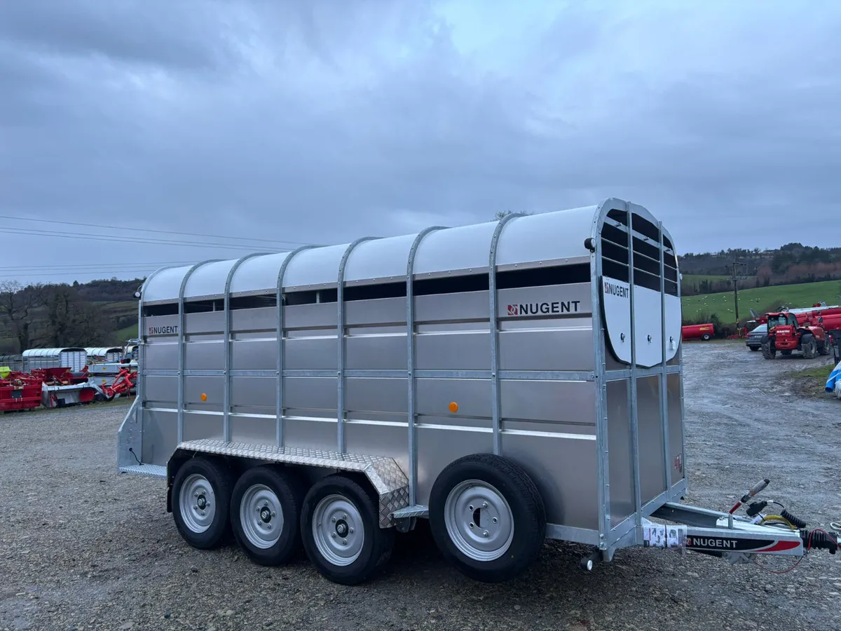 New Nugent 14x6 Cattle Trailers - Image 1