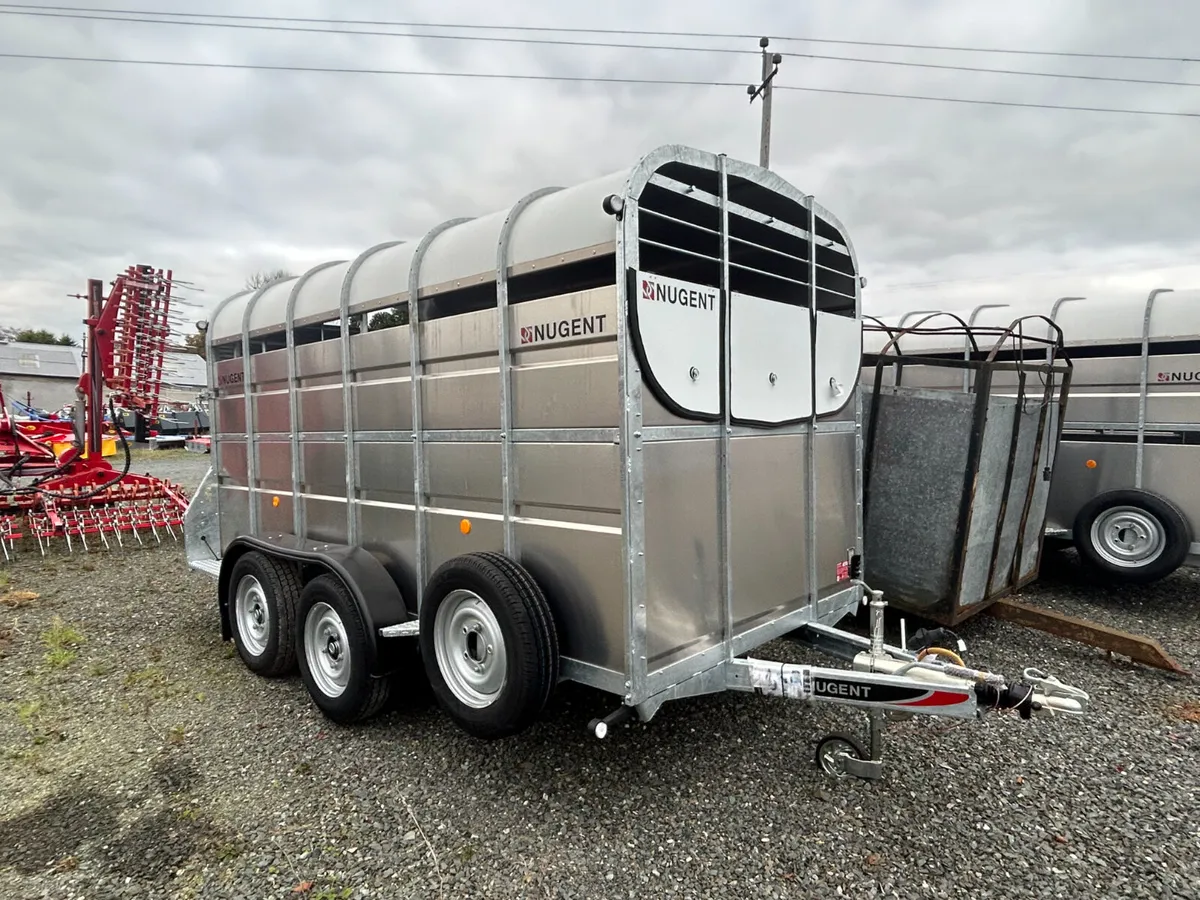 New Nugent Cattle Trailers 12x6 *Finance - Image 1