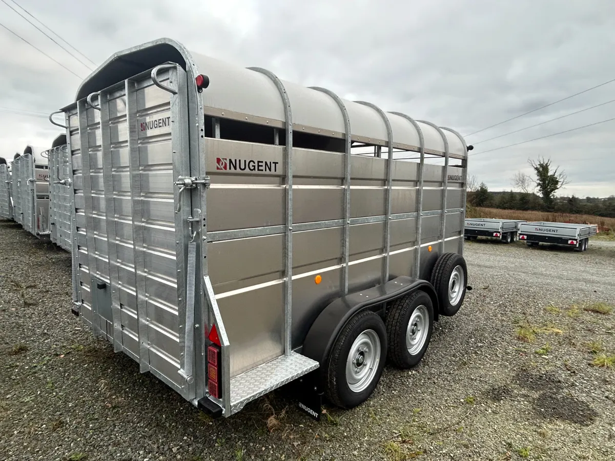New Nugent Cattle Trailers 12x6 *Finance - Image 2