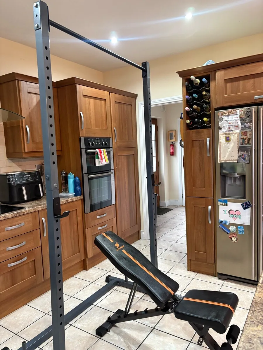 TALL SQUAT RACK AND MULTI ANGLE WEIGHT BENCH! - Image 1