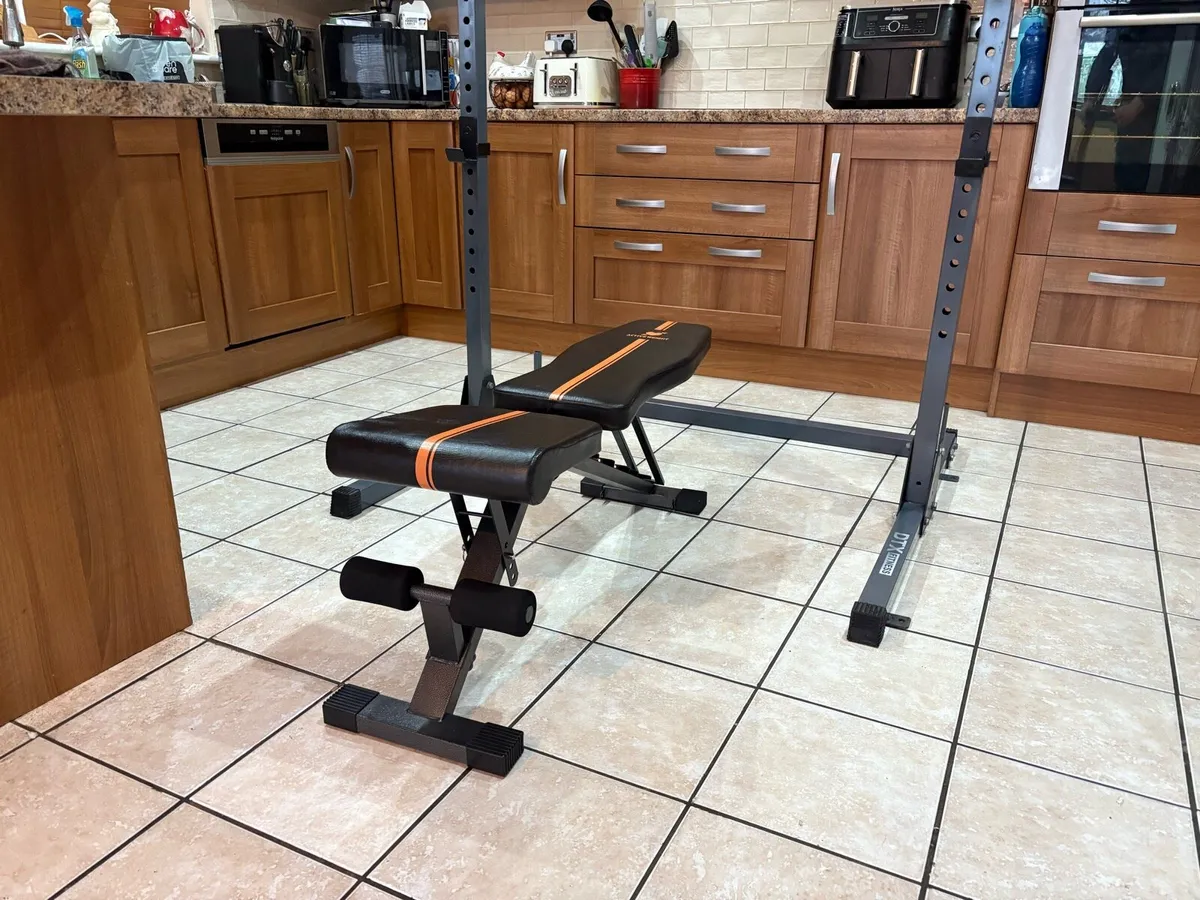 TALL SQUAT RACK AND MULTI ANGLE WEIGHT BENCH! - Image 4