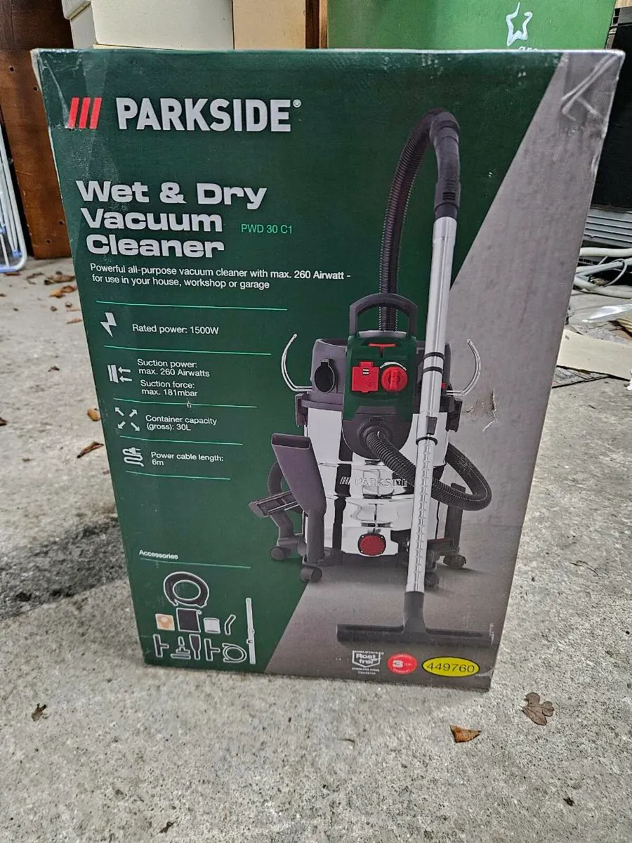 Parkside Wet & Dry Vacuum Cleaner - Image 1