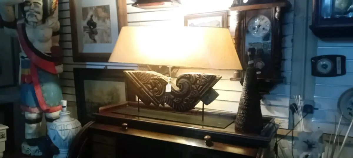 Antique Architectural Salvage Table Lamp - Image 1