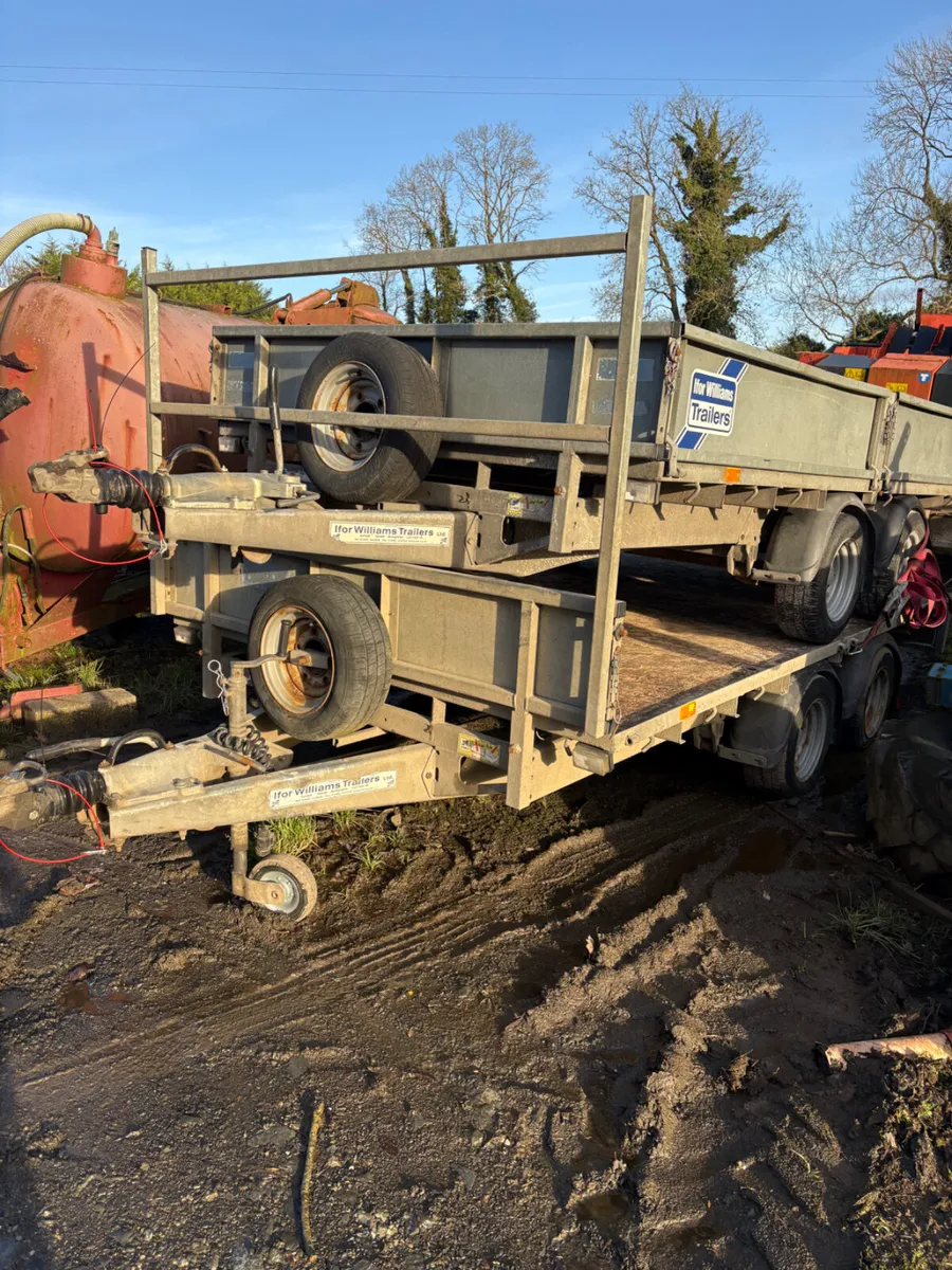Ifor Williams 12ft dropside trailer - Image 1
