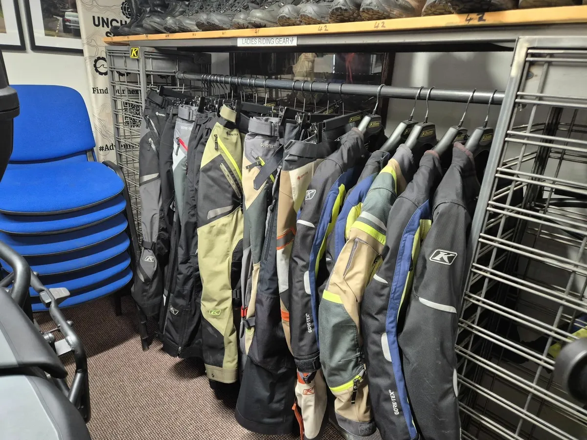 Celtic Ride Sale on used Klim textile riding gear - Image 1