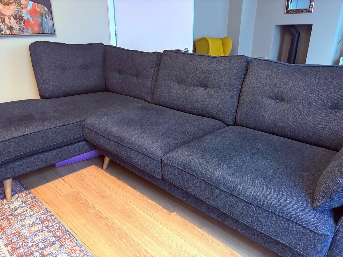 Navy sofa - Image 3