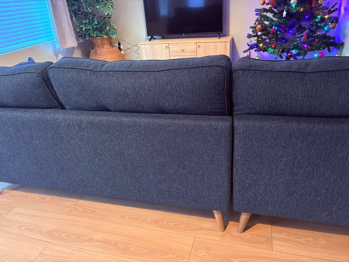 Navy sofa - Image 4