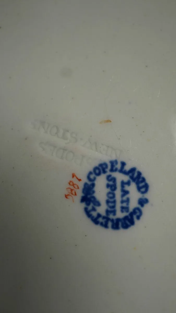 Early Victorian Spode “New Stone” Plate - Image 3