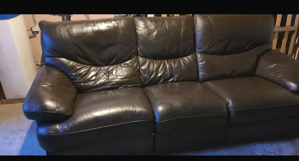 Leather Couches - Image 1