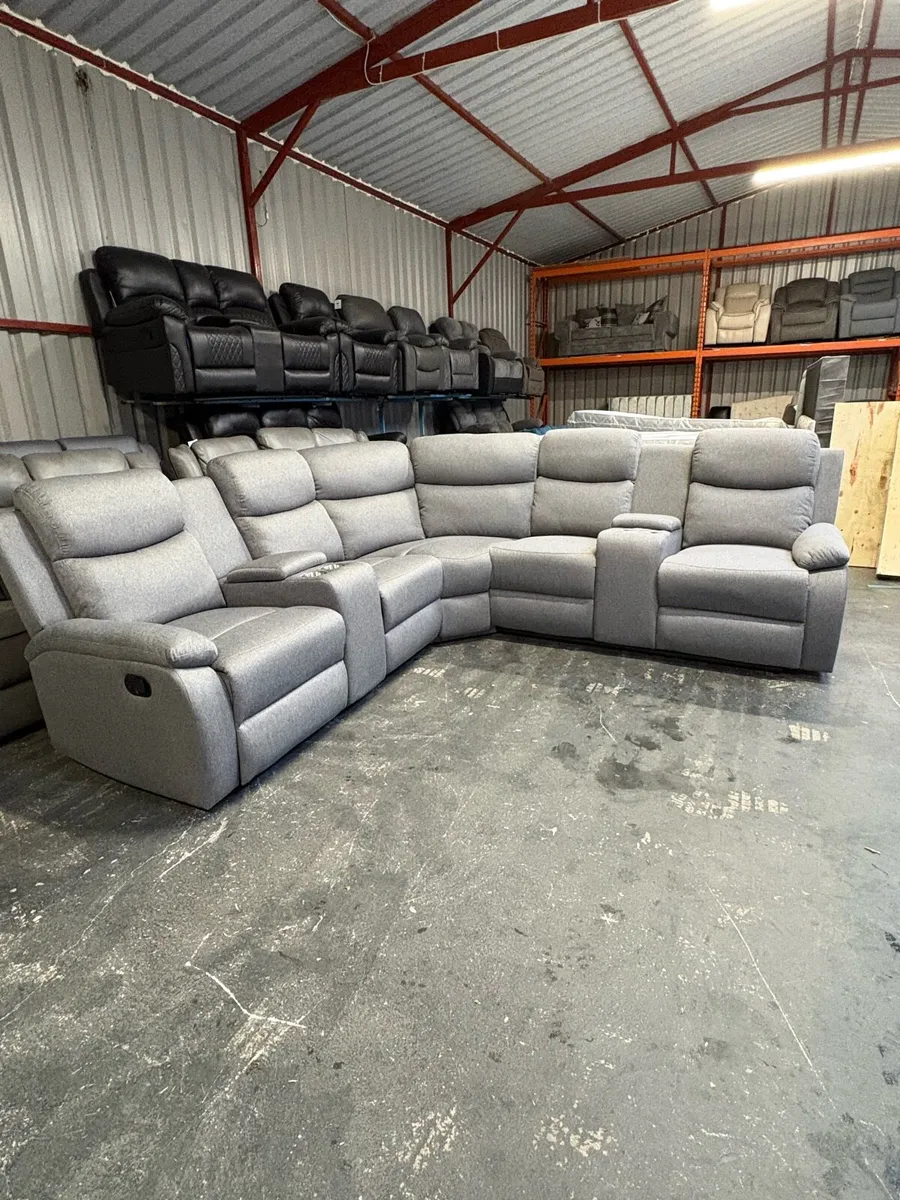 Brand new fabric corner sofa