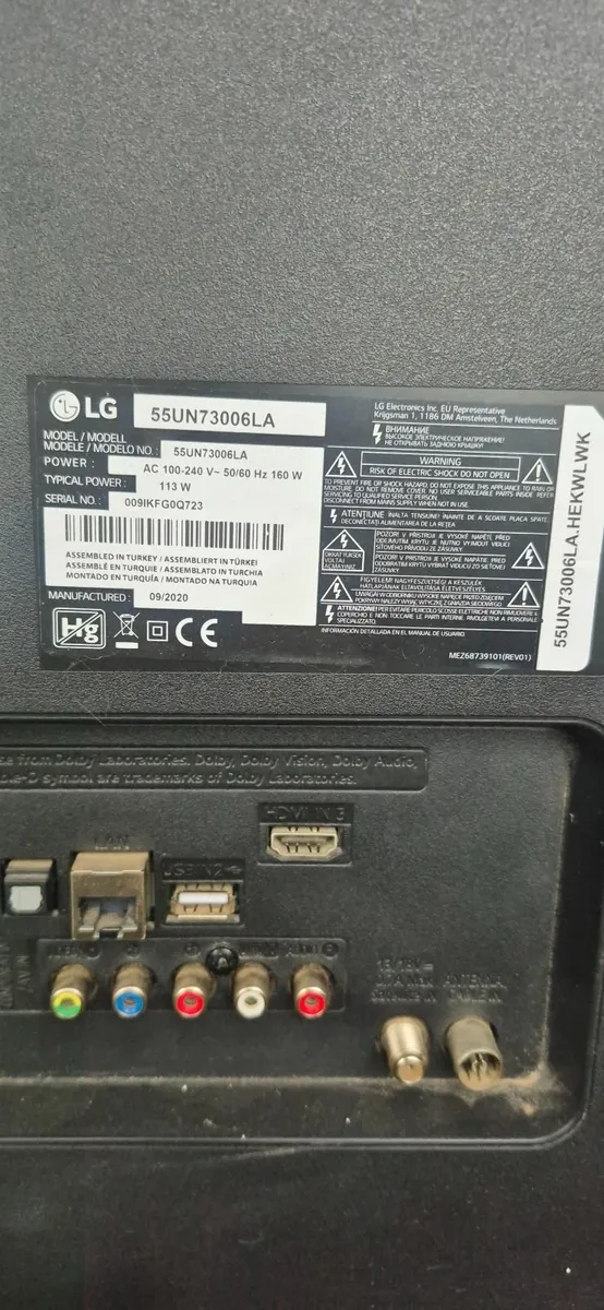 Lg 4k ultra hd tv inclusive stand - Image 3