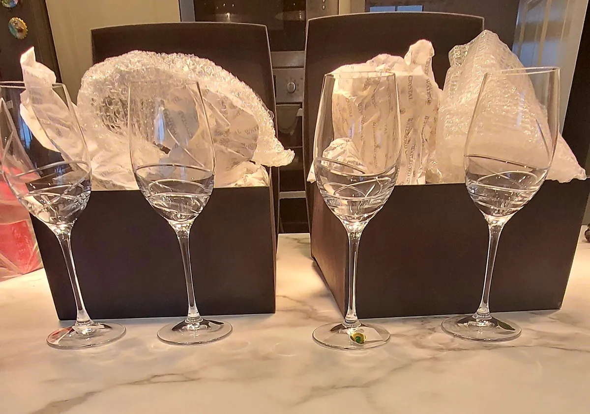 Waterford Crystal Wine Glasses - Image 1
