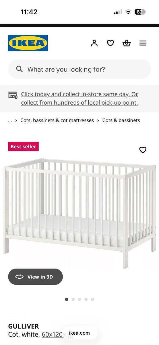 IKEA Gulliver Cot - Image 2