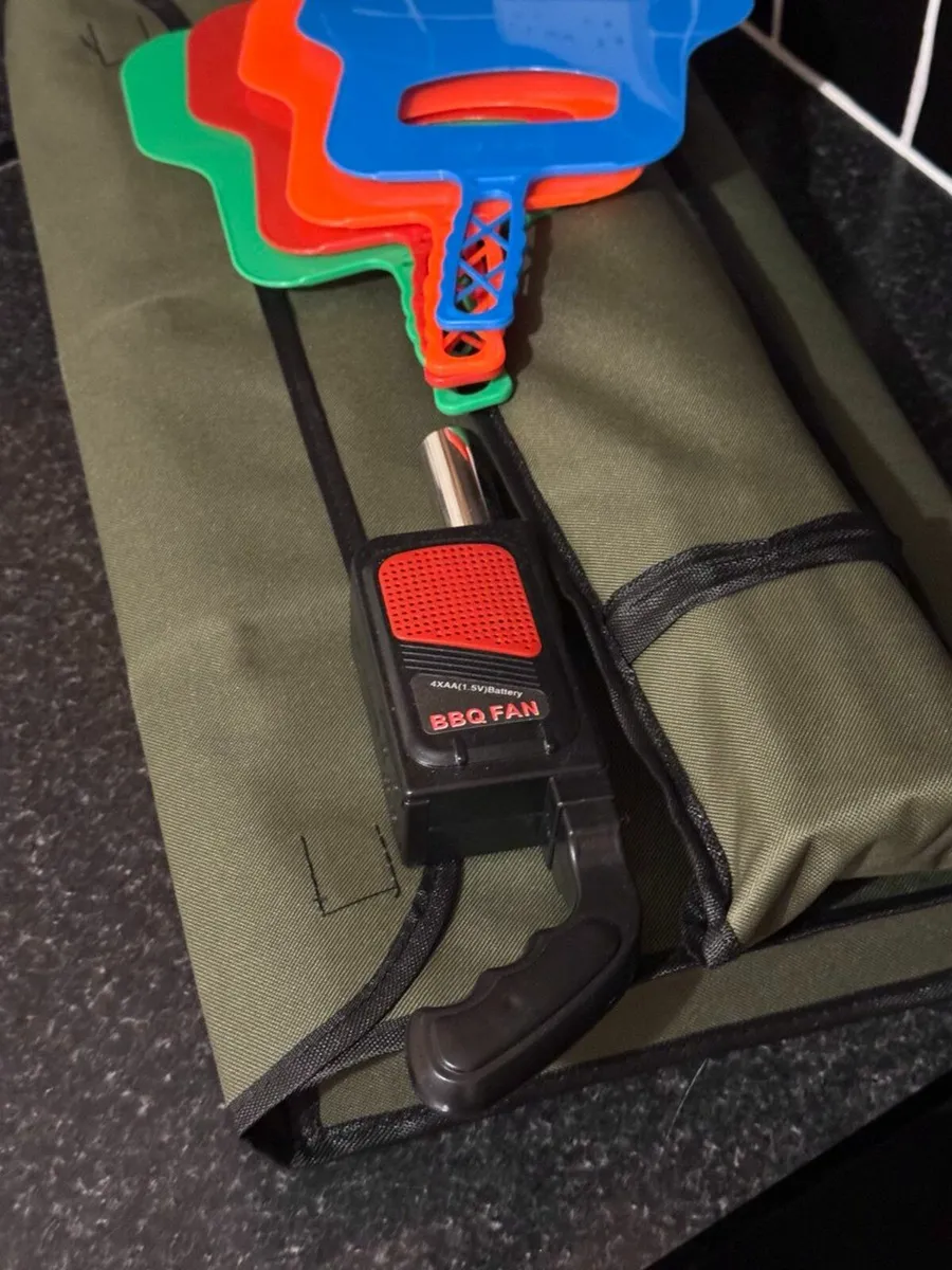 Portable BBQ Grill Mangal Set for 10 Skewers - Image 3