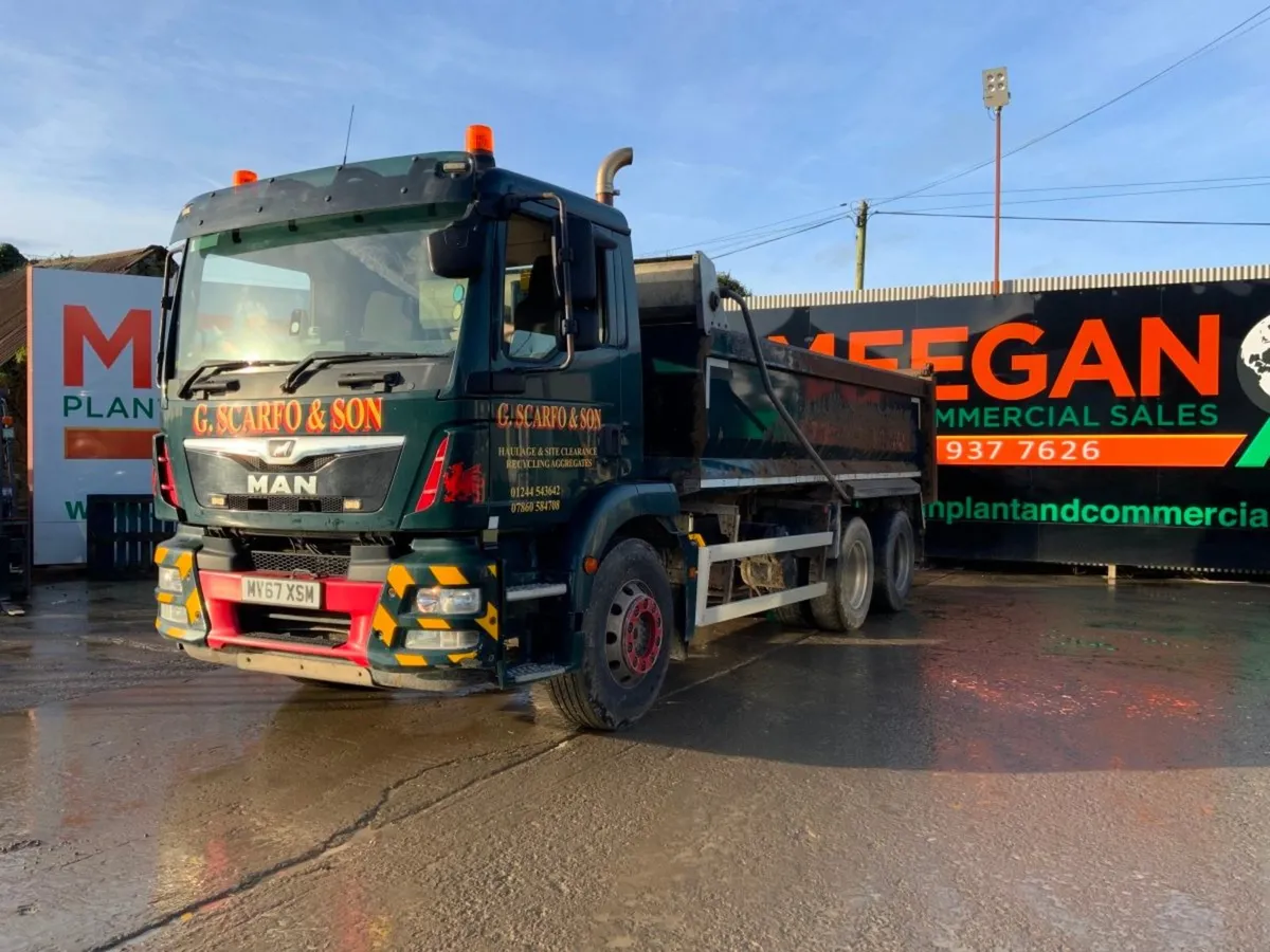 MAN TGM 26 Tonne Steel Tipper Easy Sheet Cover. - Image 3