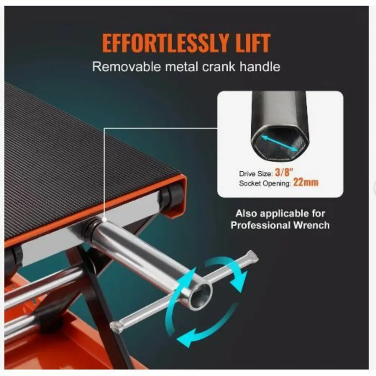 Motorcycle Scissor Jack Lift 499.5 kg - Image 4