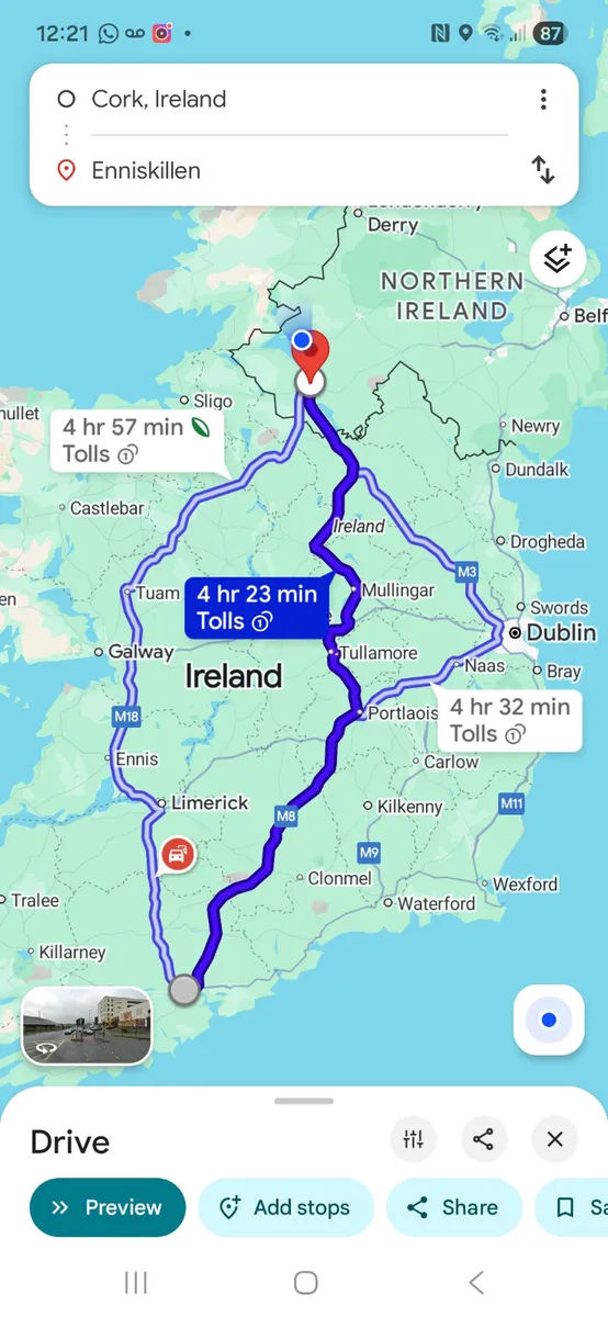 LORRY HAULAGE FROM CORK TO ENNISKILLEN