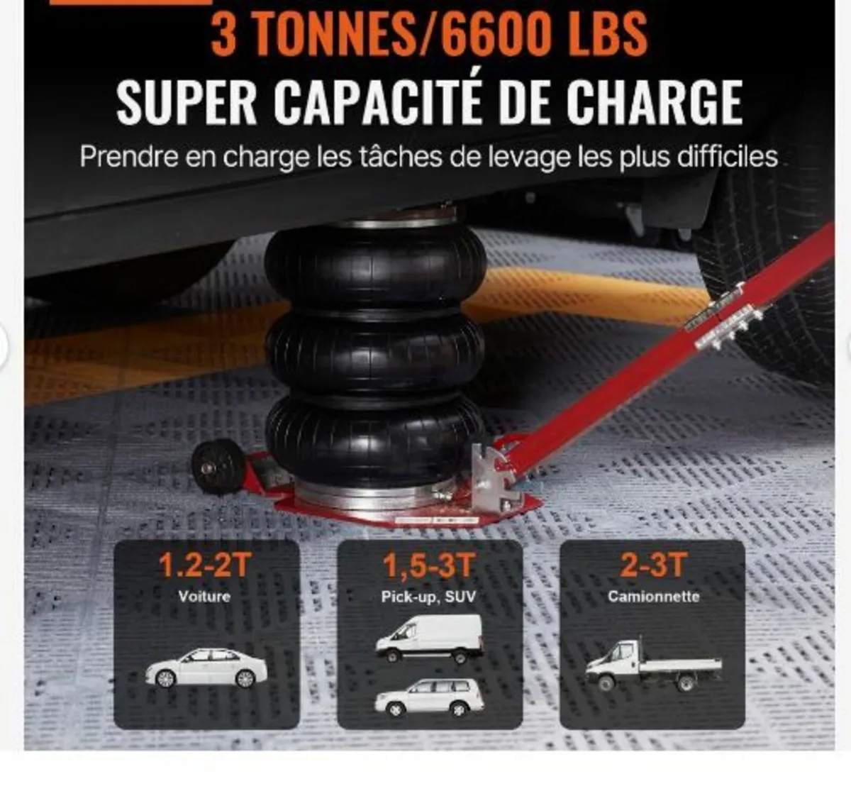 Air Jack, 3 Ton/3000 kg - Image 3