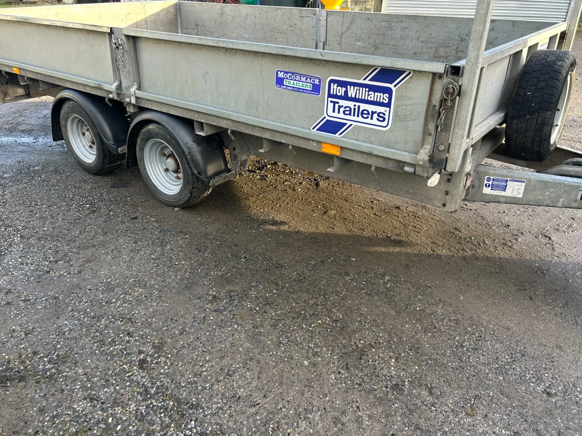 Ifor Williams 12x6.6  Dropside  LM126 with LEDs - Image 2