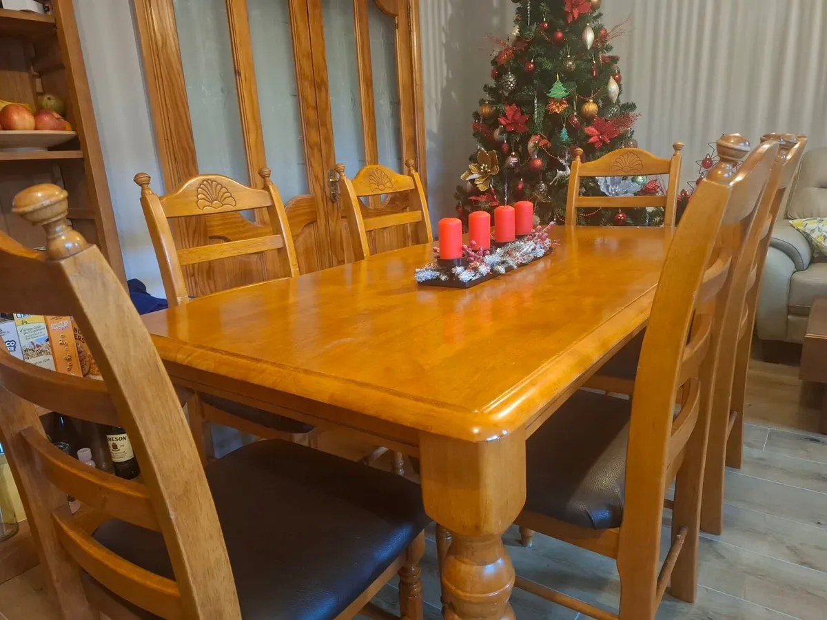 Dining set, Table with 6 chairs - Image 4