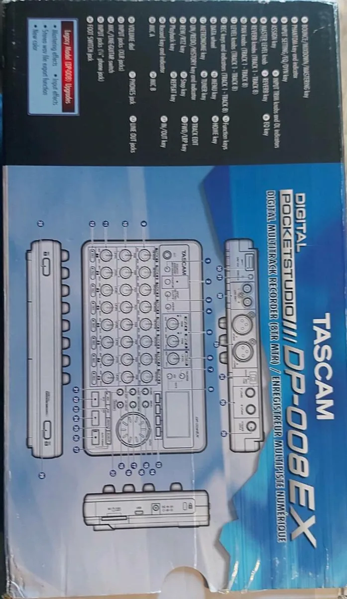 Tascam Digital Multitrack Recording Studio DP-008E - Image 3