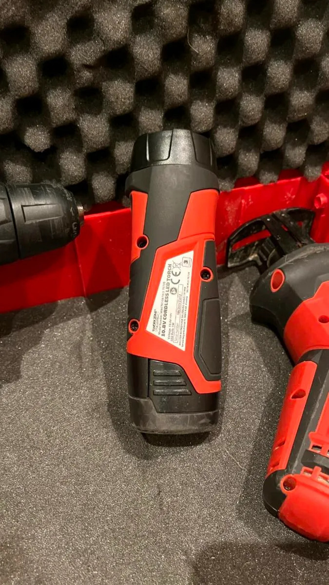 WORKZONE Titanium 3-Piece Cordless Tool Kit (10.8V - Image 4