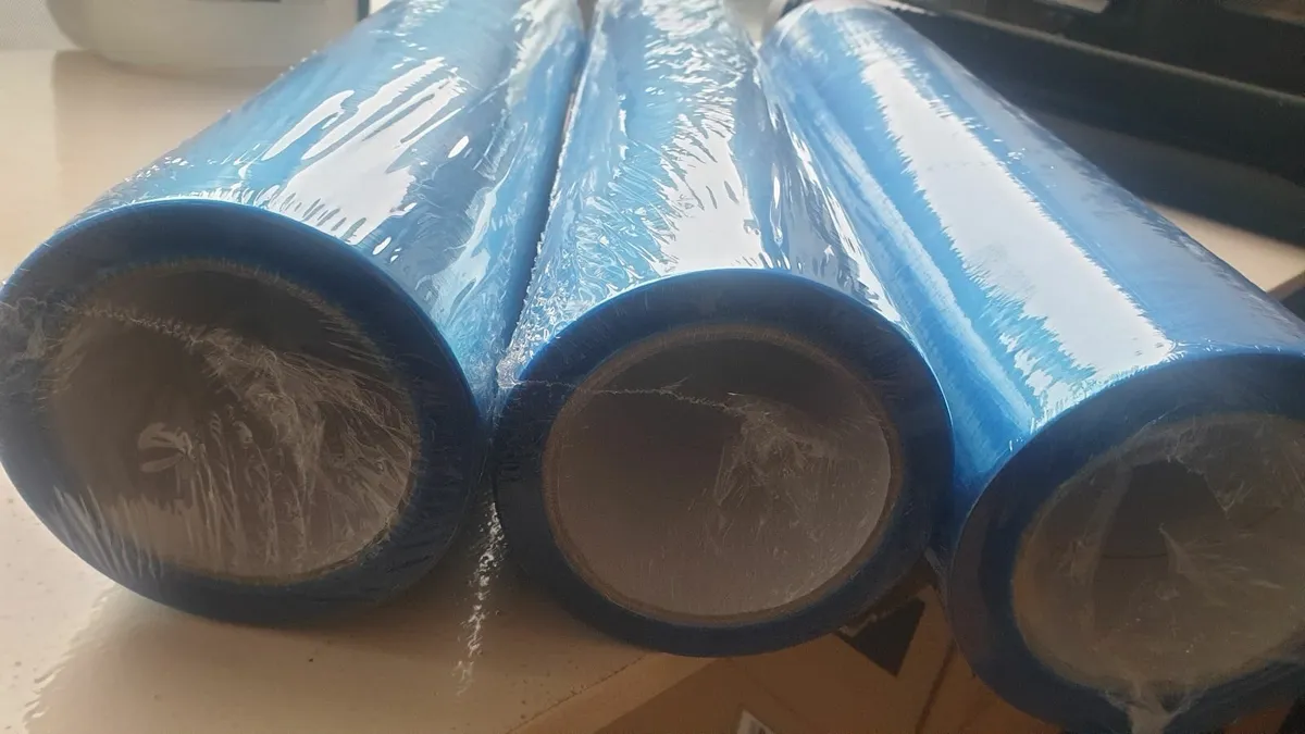 Protection Blue Film 500mm x 100 meters - Image 4
